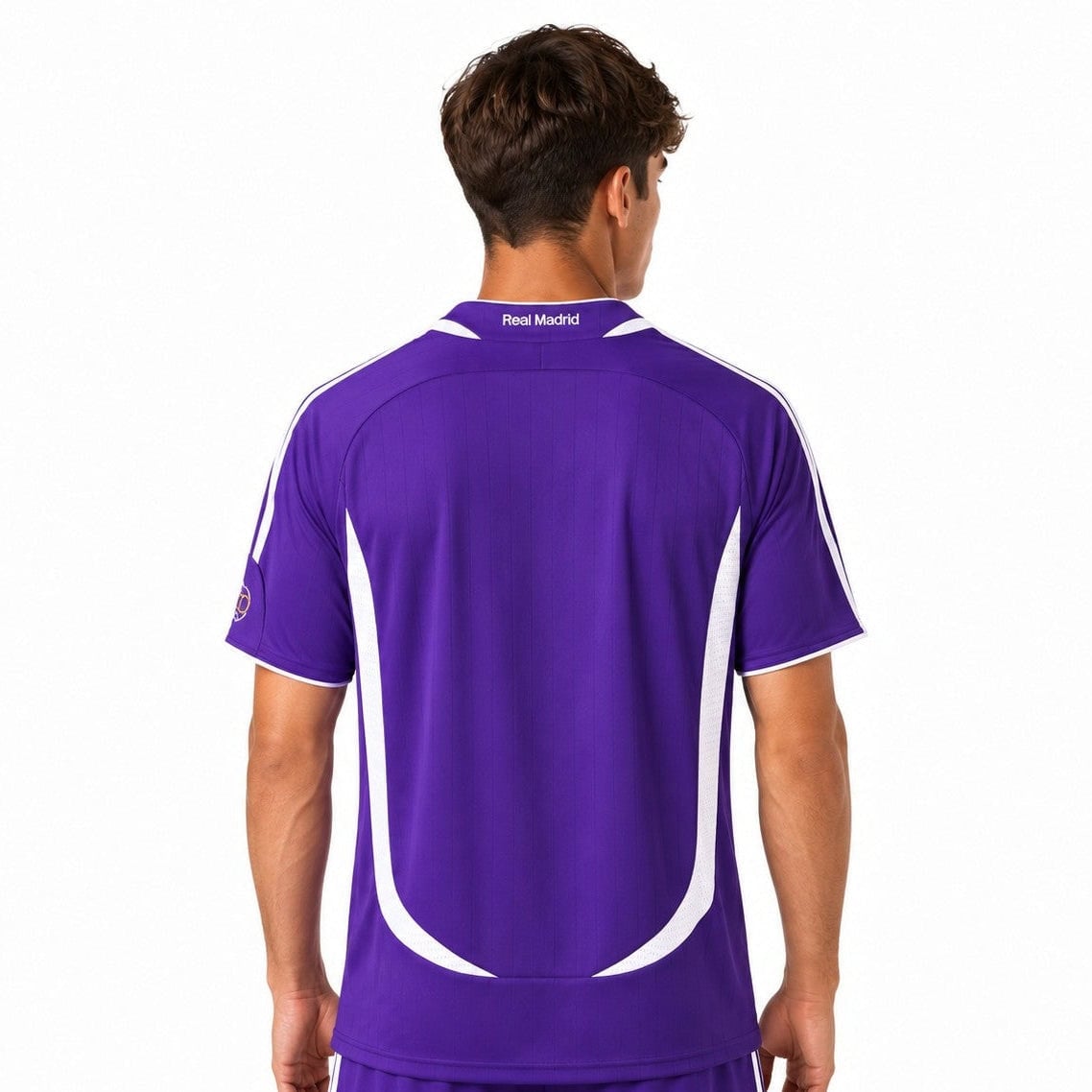 rm-retro-vintage-third-jersey-2006-2007-backjpg | UAE SPORT STORE RM Retro Vintage Third Jersey 2006-2007 back with Real Madrid neck print