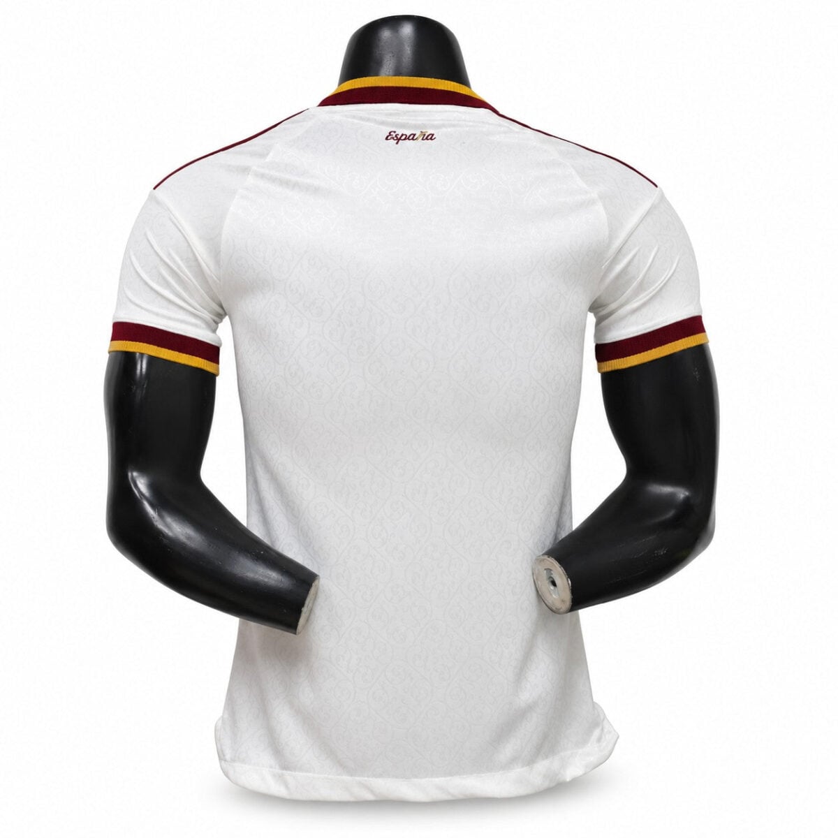 Spain Away Champions 2 Stars Player Version Jersey 2026 back with Espana script