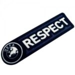 UEFA Respect navy iron-on badge