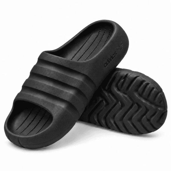 66c94735-c590-4f9a-ad44-b89c03569275 - UAE SPORT STORE Black adidas Adilette Ayoon Slides x Bad Bunny slides for men.