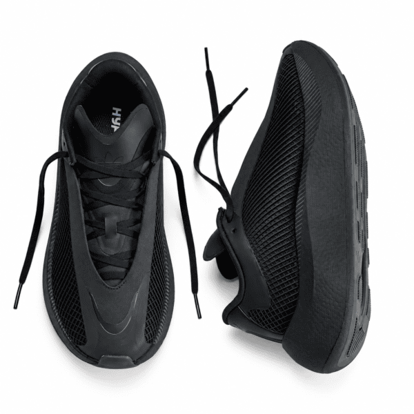 Adidas Hyperboost Euphoria Triple Black running shoes for men.