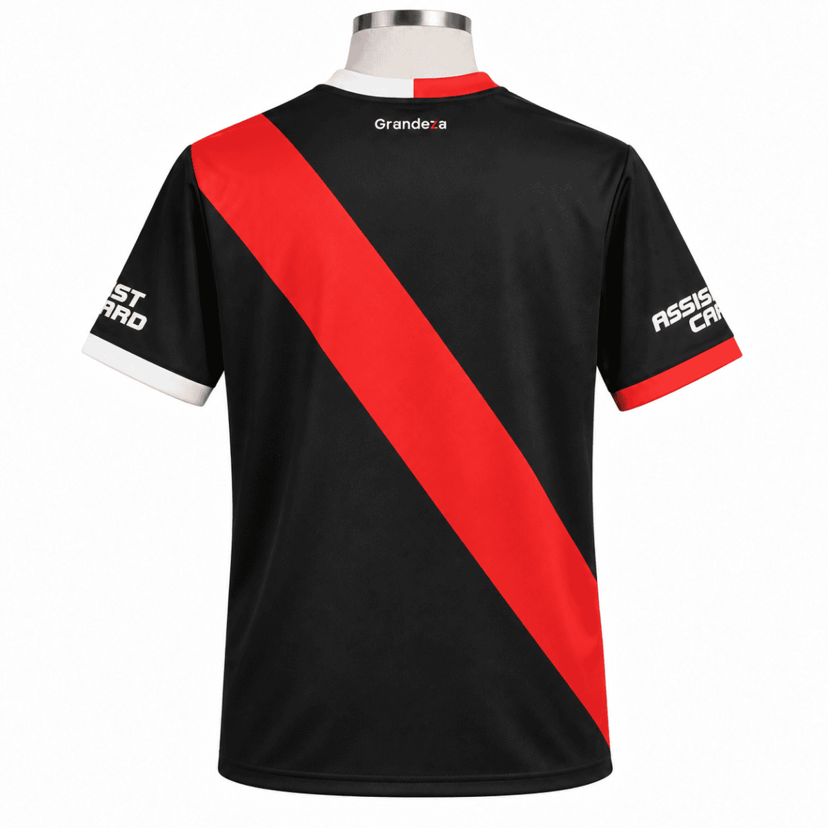 River Plate third jersey 2023/24 black with red diagonal stripe.