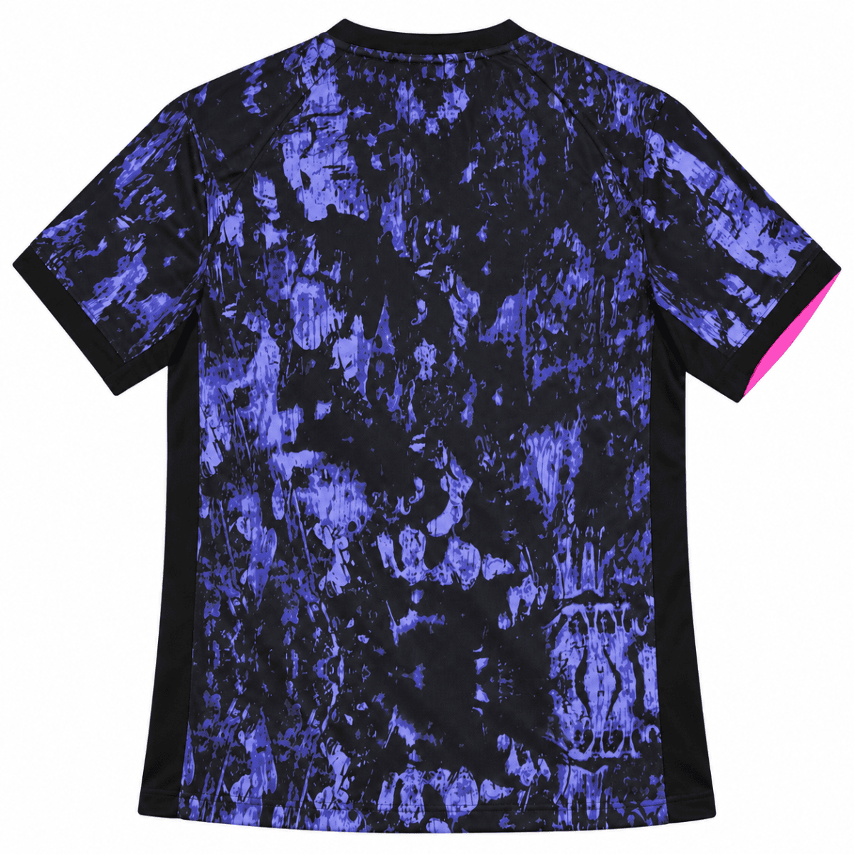 Barcelona 25/26 purple-black special edition jersey back view.