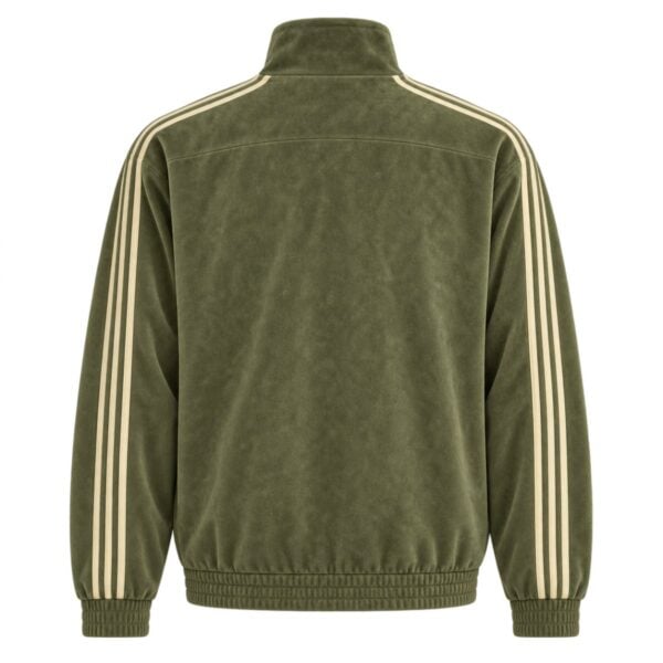 Adidas Chinese Limited Edition Casual Jacket Unisex Olive Green back view