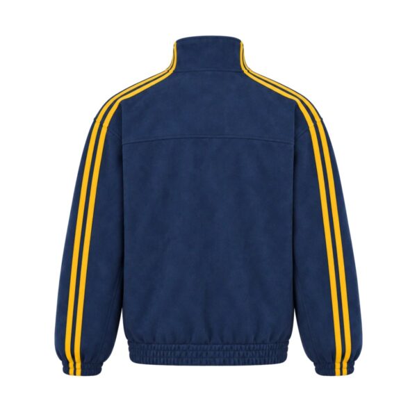 Adidas Chinese limited edition casual jacket in navy blue back view