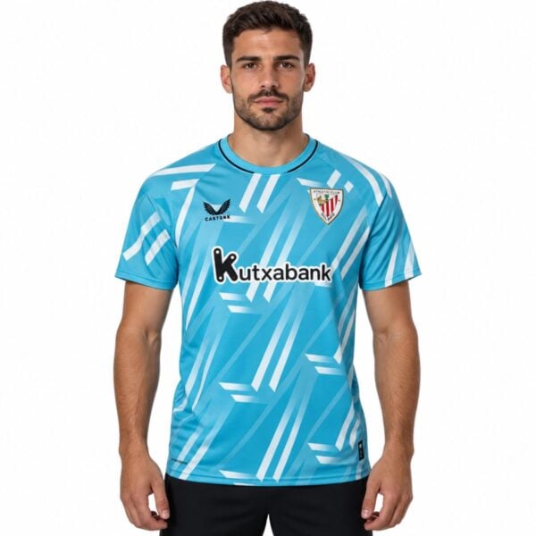 Athletic Bilbao Third Jersey 2026/27 cyan blue front view