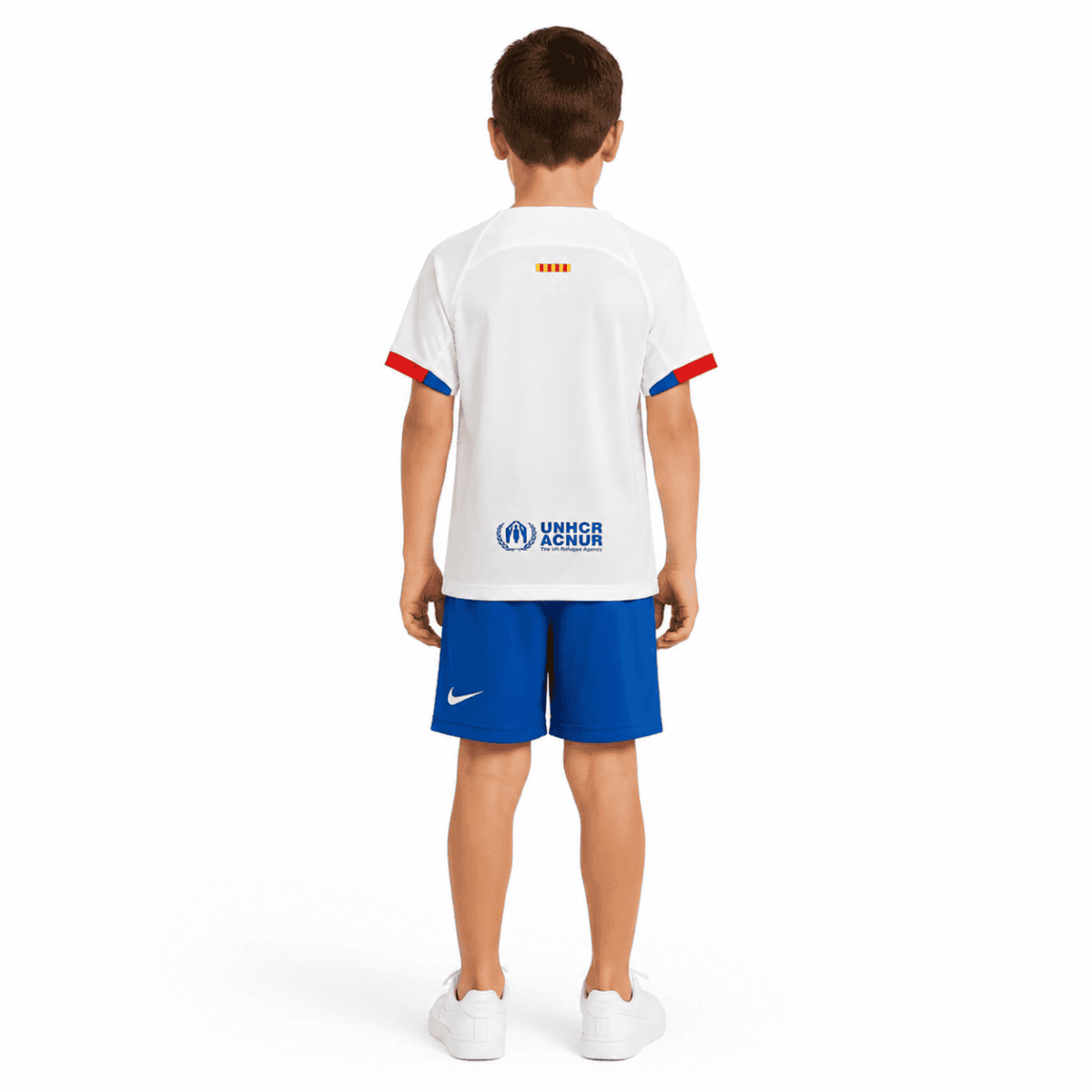 Barcelona Away Kids Kit 2023/24 - back view