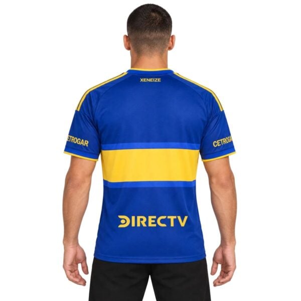 Boca Juniors Home Jersey 2026/27 back view with DIRECTV print