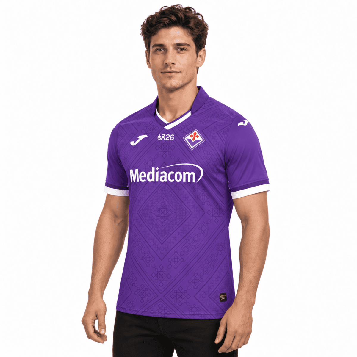 Fiorentina home football jersey 2026/27 in purple with white accents.