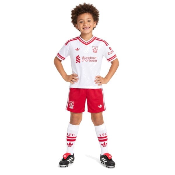 Liverpool Away Kit Kids 202627 front - UAE SPORT STORE Liverpool Away Kit Kids 2026/27 – front