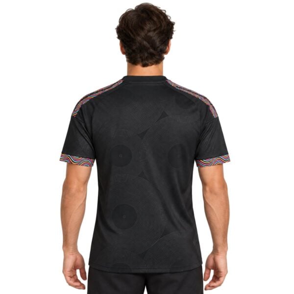 Lyon Third Jersey 2026/27 back view with vinyl-record print