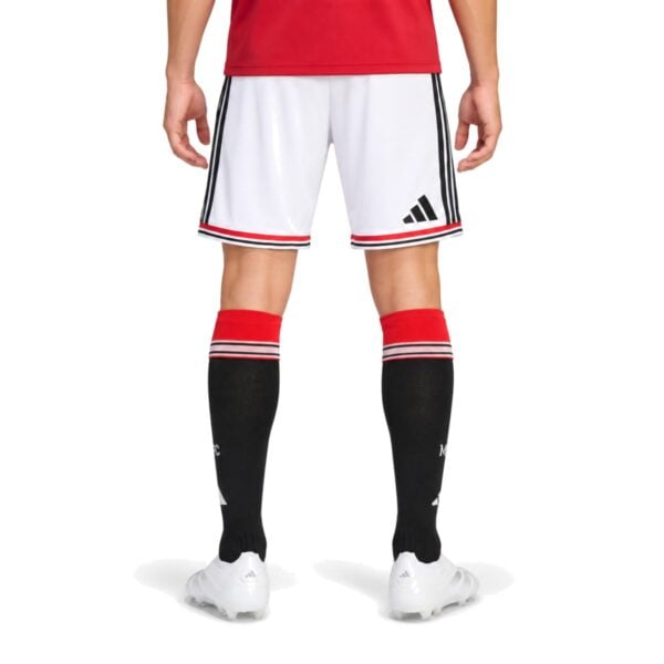 Man United Home Short 2026/27 back view with adidas logo