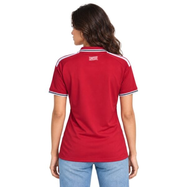 Man United Home Women Jersey 2026/27 back view with UNITED tab