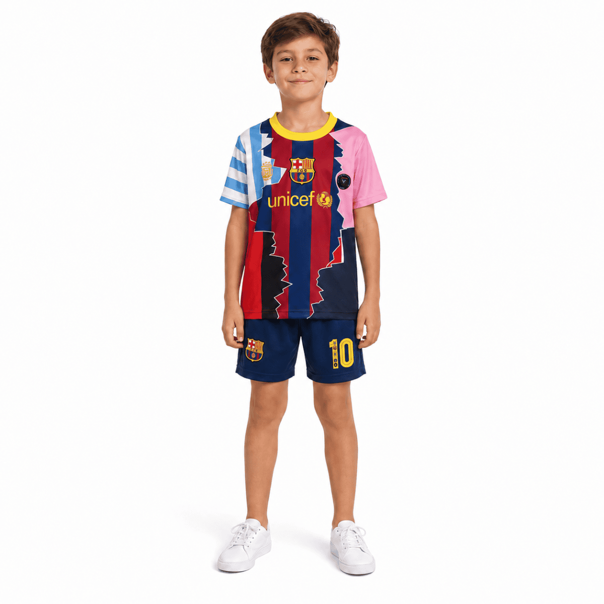 Lionel Messi Career Mix Kids Kit - front