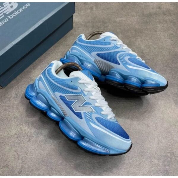 New Balance Abzorb 2000 Baby Blue sneakers pair with box - UAE SPORT STORE New Balance Abzorb 2000 Baby Blue sneakers pair with box