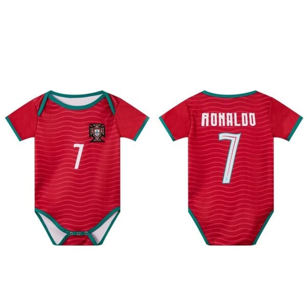 Portugal Home Baby 2026 Ronaldo 7 front and back