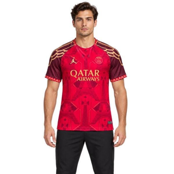 PSG Red Special Edition Jersey 202627 front - UAE SPORT STORE PSG Red Special Edition Jersey 2026/27 – front