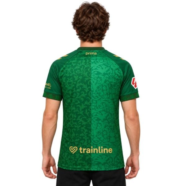 Real Betis Away Jersey 2026/27 – back with Trainline