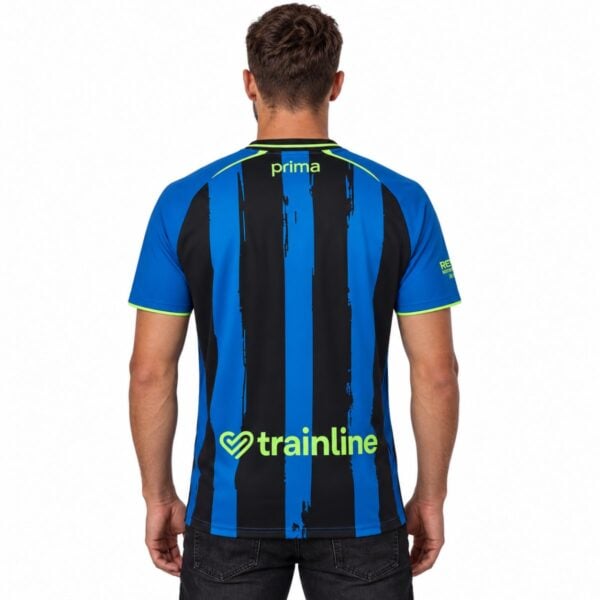 Real Betis Third Jersey 2026/27 back view with trainline sponsor