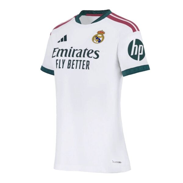 Real Madrid Home Women Jersey 2026/27 angled front view