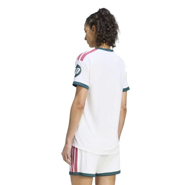Woman wearing Real Madrid Home Women Jersey 2026/27 back view