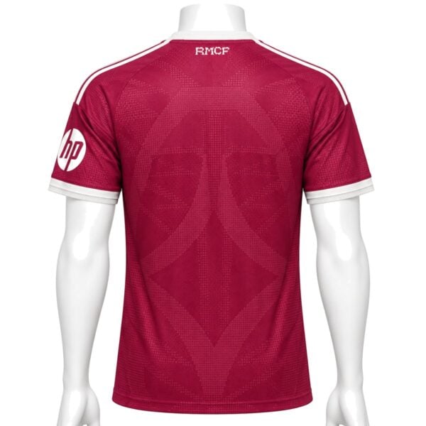 Real Madrid Third Player Version Jersey 2026/27 back view with RMCF and HP sleeve sponsor