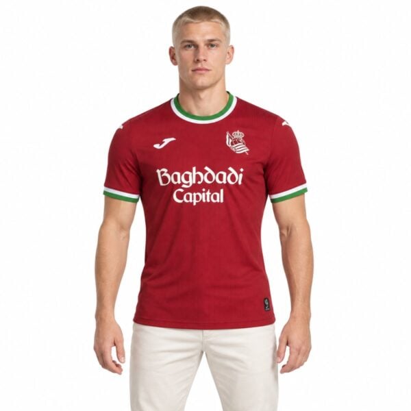 Real Sociedad Third Jersey 2026/27 deep red front view