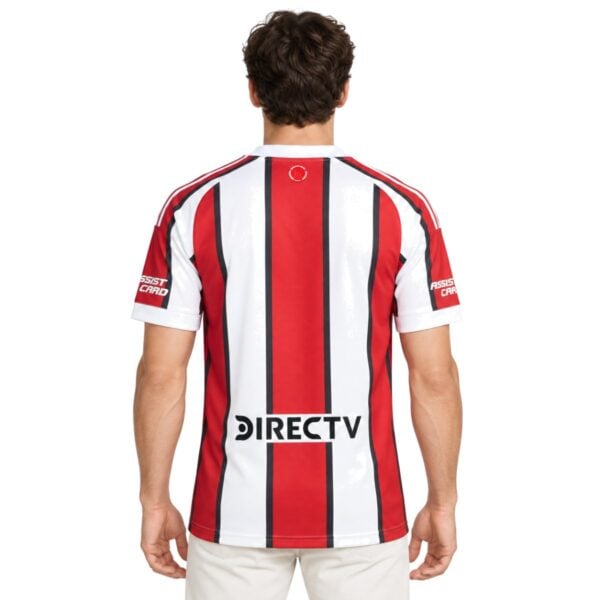 River Plate Away Jersey 2026/27 back view with DIRECTV