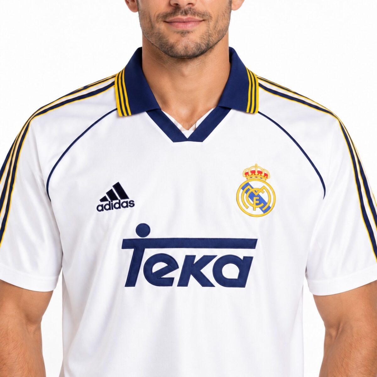 Real Madrid away kit jersey with Teka sponsor logo and club crest.