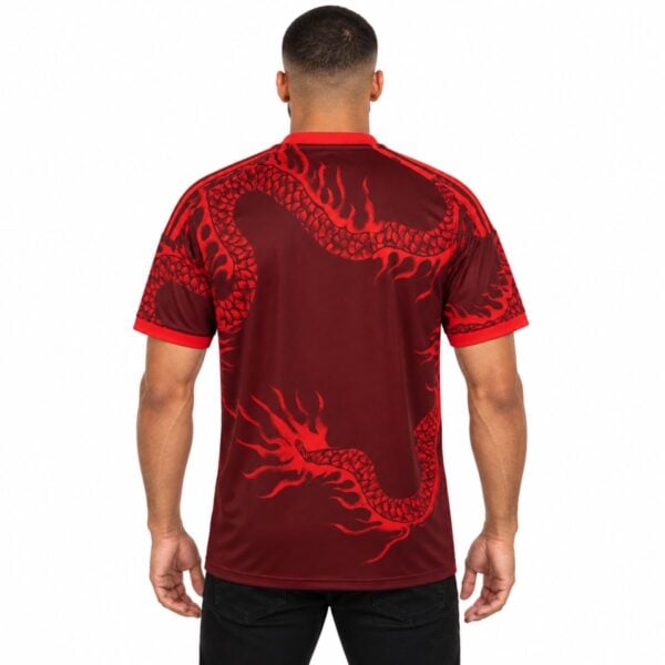 SC Internacional Dragon Third Jersey 2026/27 back view with dragon tail graphic
