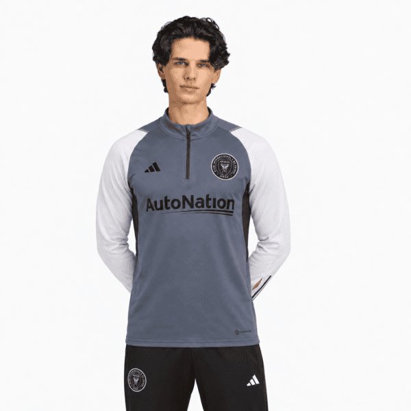 Inter Miami Tracksuit Grey 2023/24 - model front