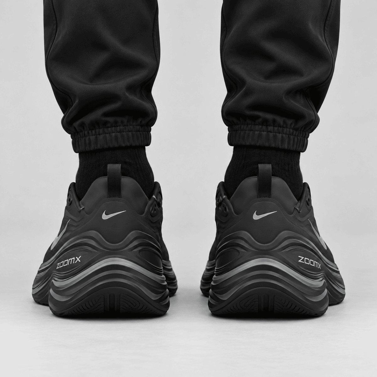 Nike Vomero Plus Black - on feet front