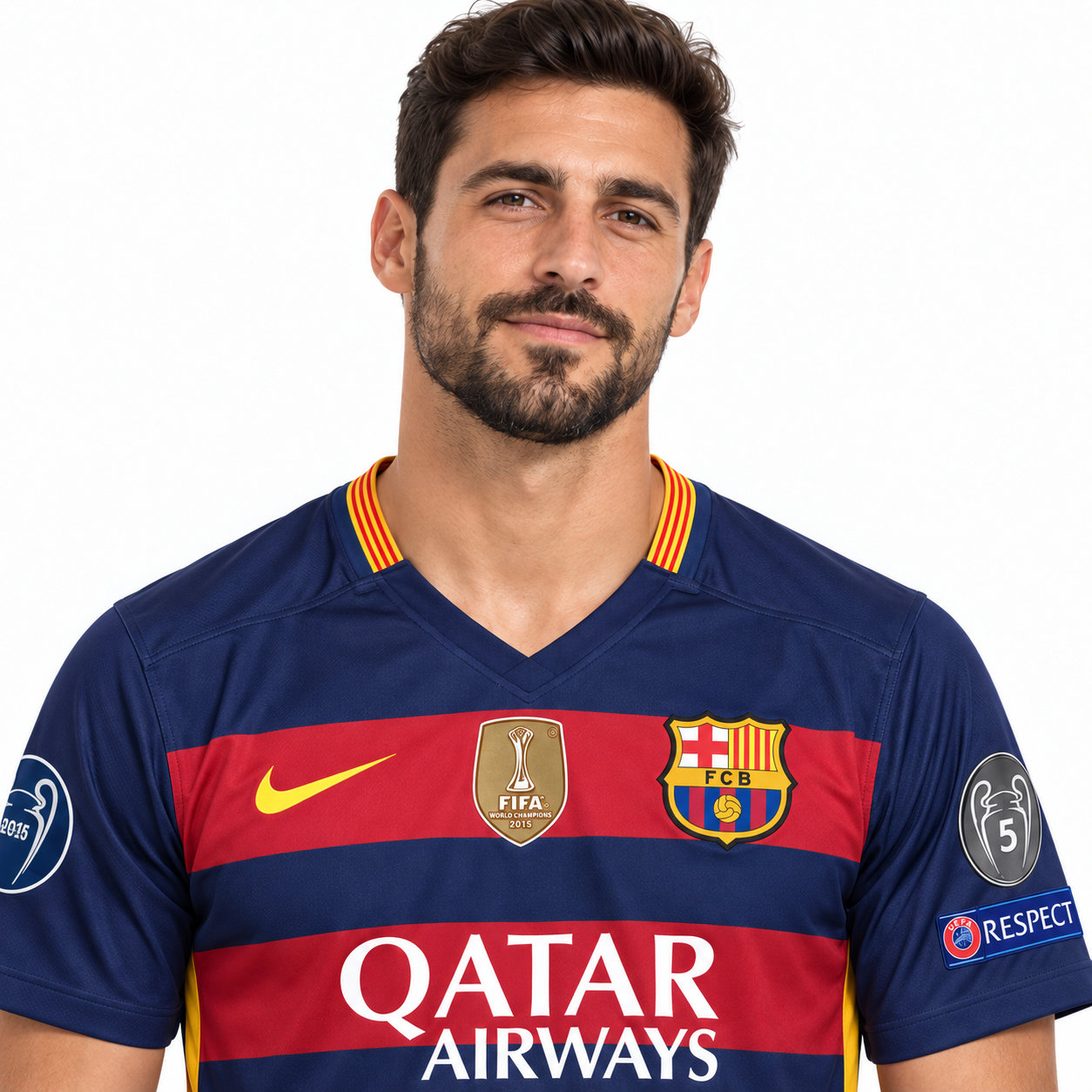 ChatGPT Image Oct 12 2026 06_50_22 PM-5 - UAE SPORT STORE Barcelona Classic 2015/16 Final Jersey with Messi 10 & badges - chest detail