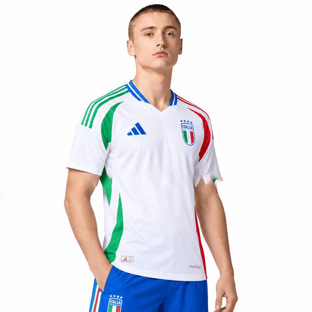 Italy Away Jersey 2024 - front close-up