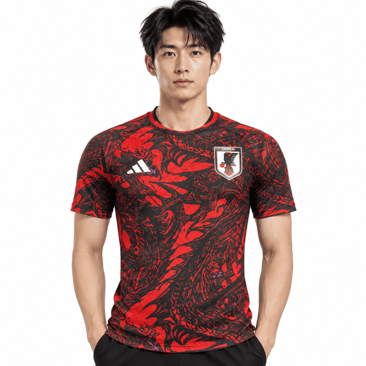 Japan Special Edition Red Player Version Jersey 2024/25 - model front