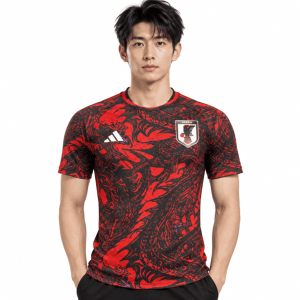 ChatGPT Image Oct 13 2026 01_06_50 PM-1 - UAE SPORT STORE Japan Special Edition Red Player Version Jersey 2024/25 - model front