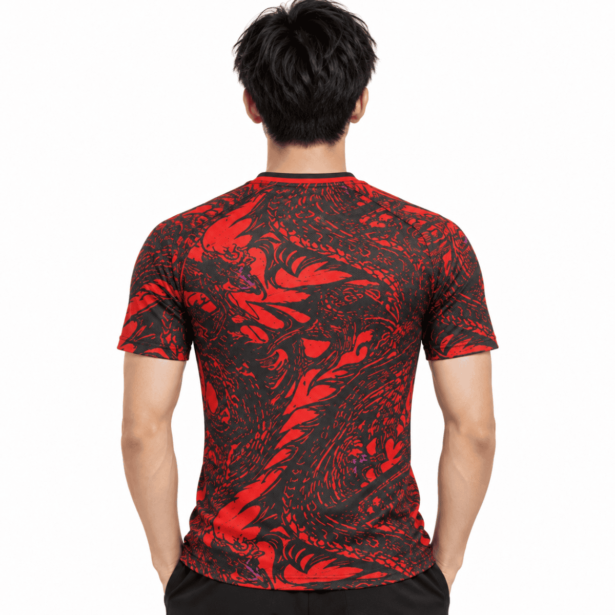 Japan Special Edition Red Player Version Jersey 2024/25 - model back