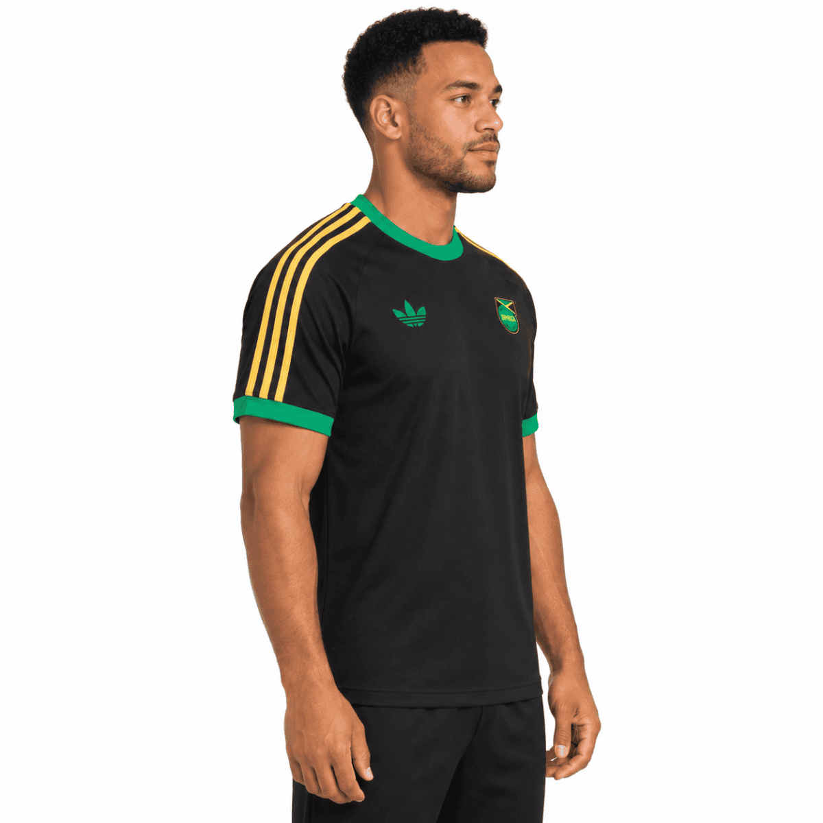 Jamaica Adicolor 3-Stripes Tee - model side