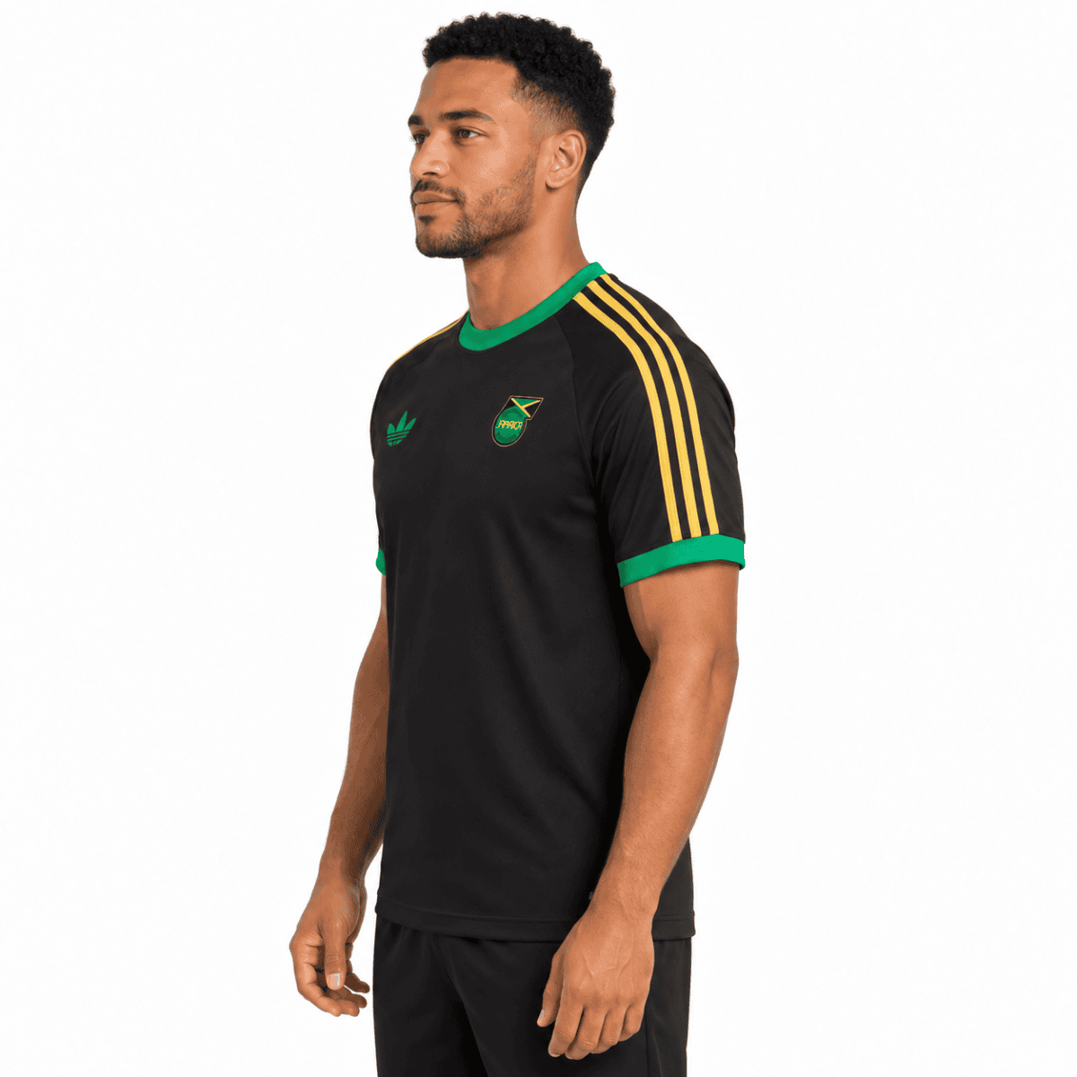 Jamaica Adicolor 3-Stripes Tee - model angle