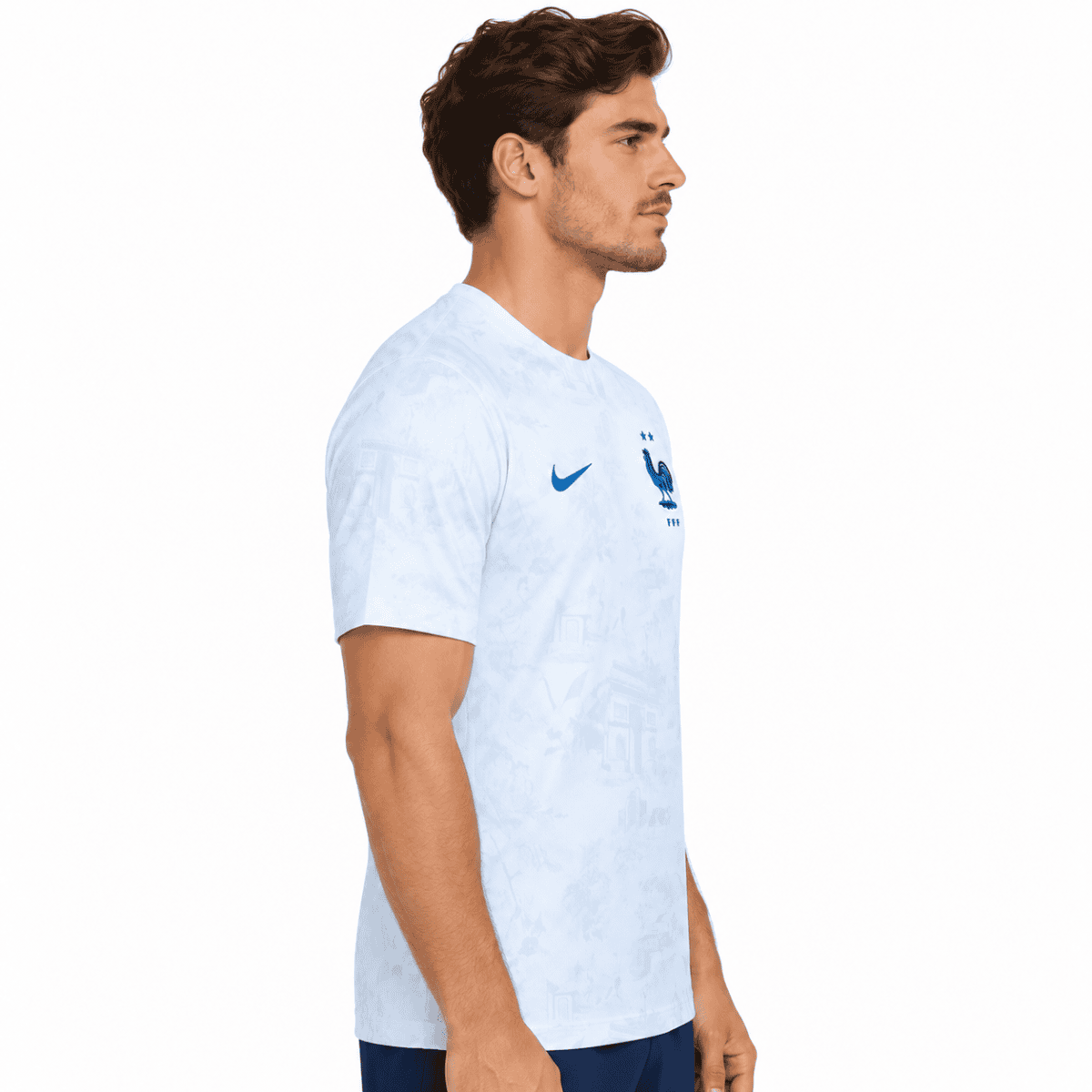 France World Cup Away Jersey 2022/23 - model side