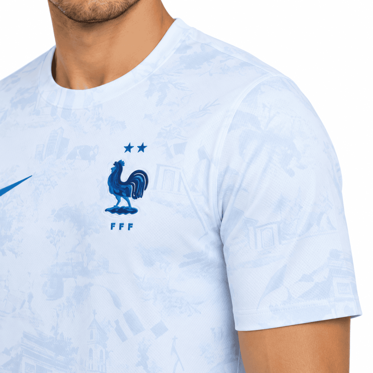 France World Cup Away Jersey 2022/23 - chest detail