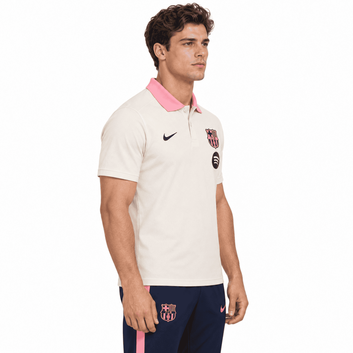 Barcelona Polo Training Suit 2025 - model angle