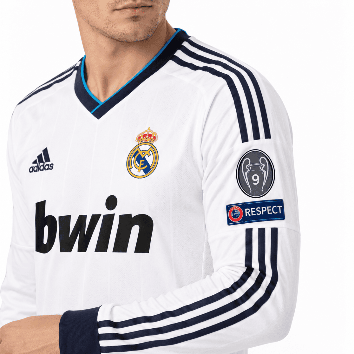 Real Madrid Ronaldo 7 - CL Climacool - chest & sleeve detail