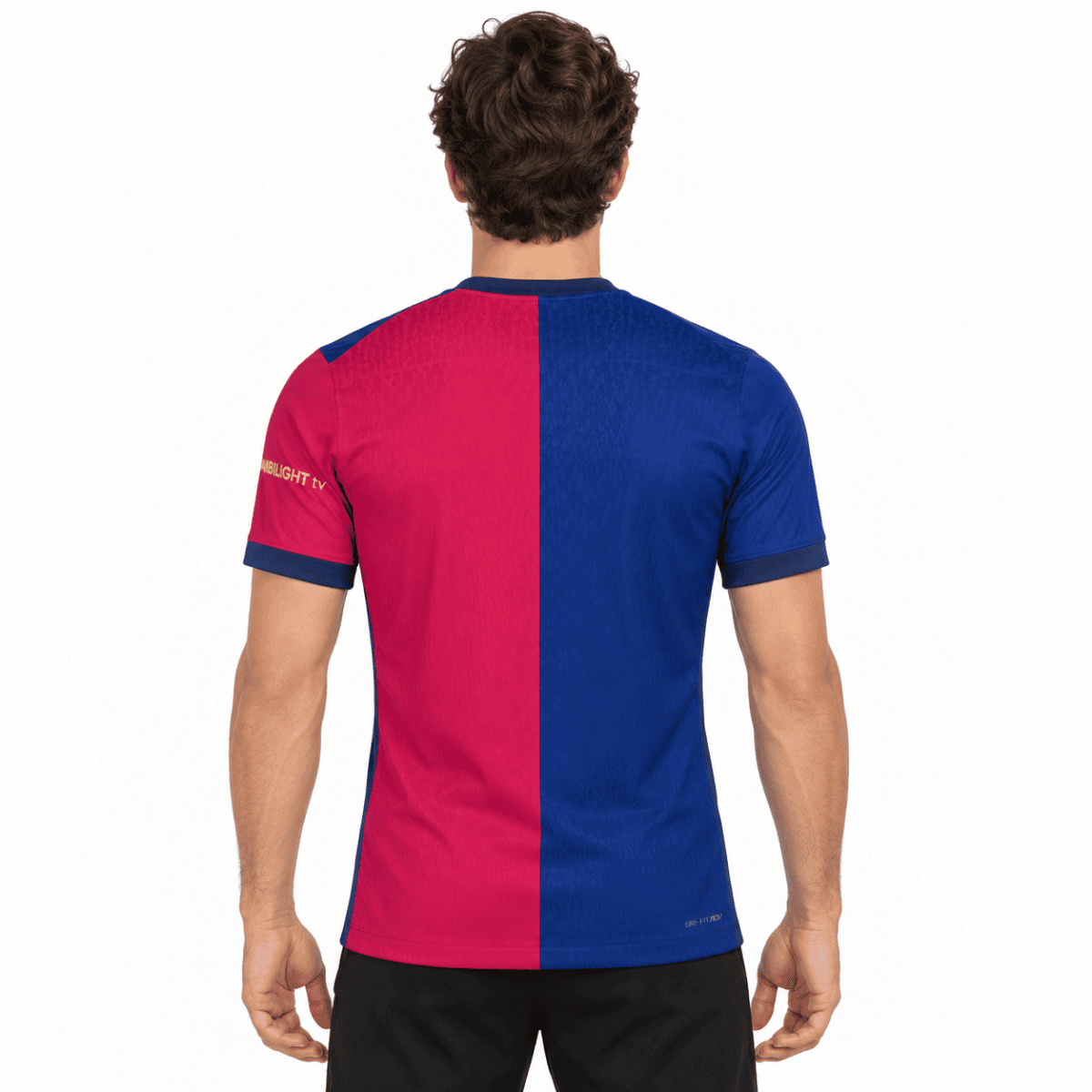 Barcelona Home Player Version Travis Scott Jersey 2024/25 - model back