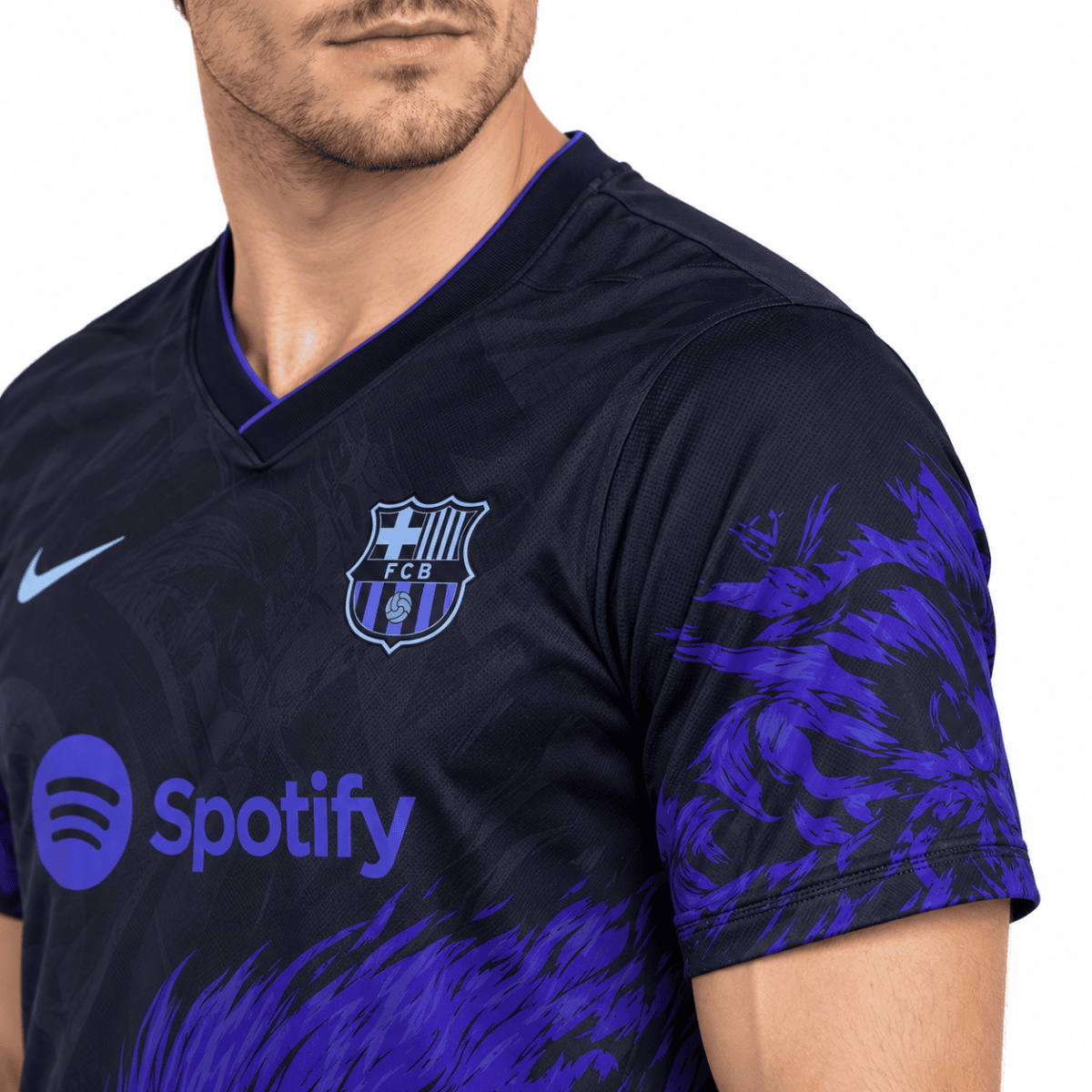 Barcelona Catalan Roar Special Edition Jersey 2024/25 - chest detail