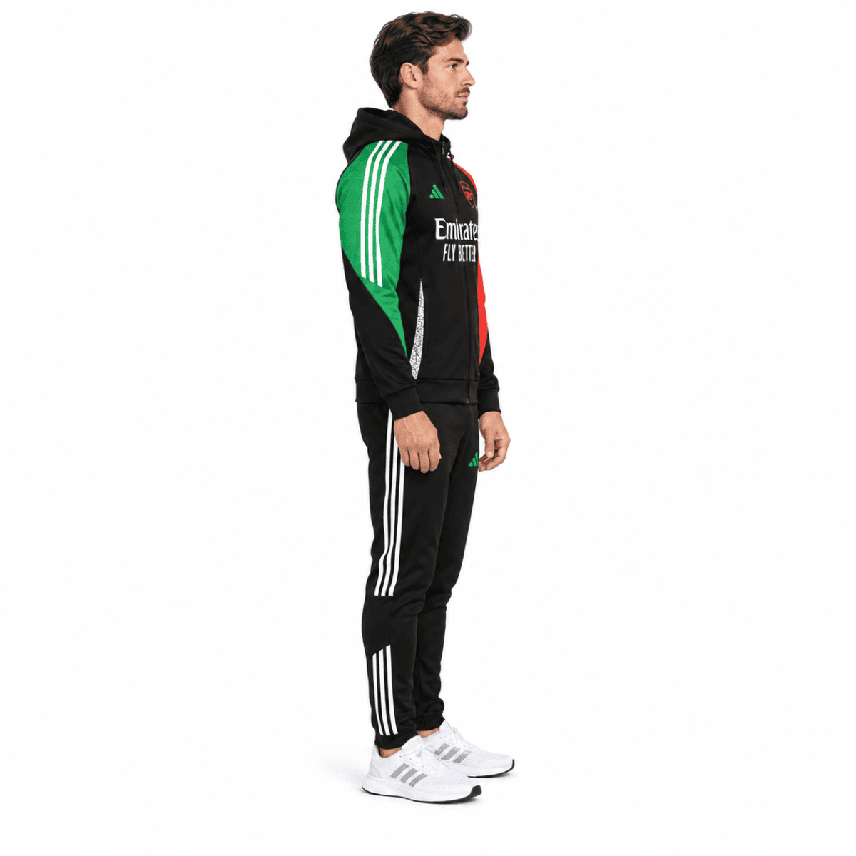 Arsenal Hoodie Tracksuit 2025 - model side