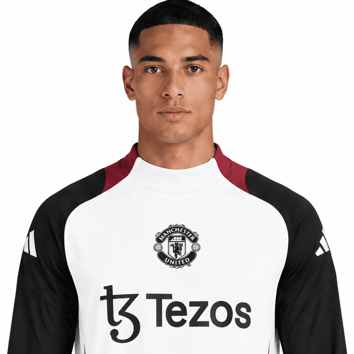 Manchester United Training Tiro 24 Tracksuit 2025/26 - top chest detail