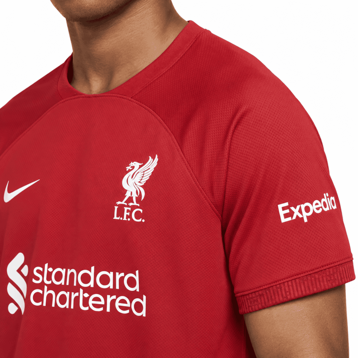 Liverpool Home Jersey 2022/23 - chest detail