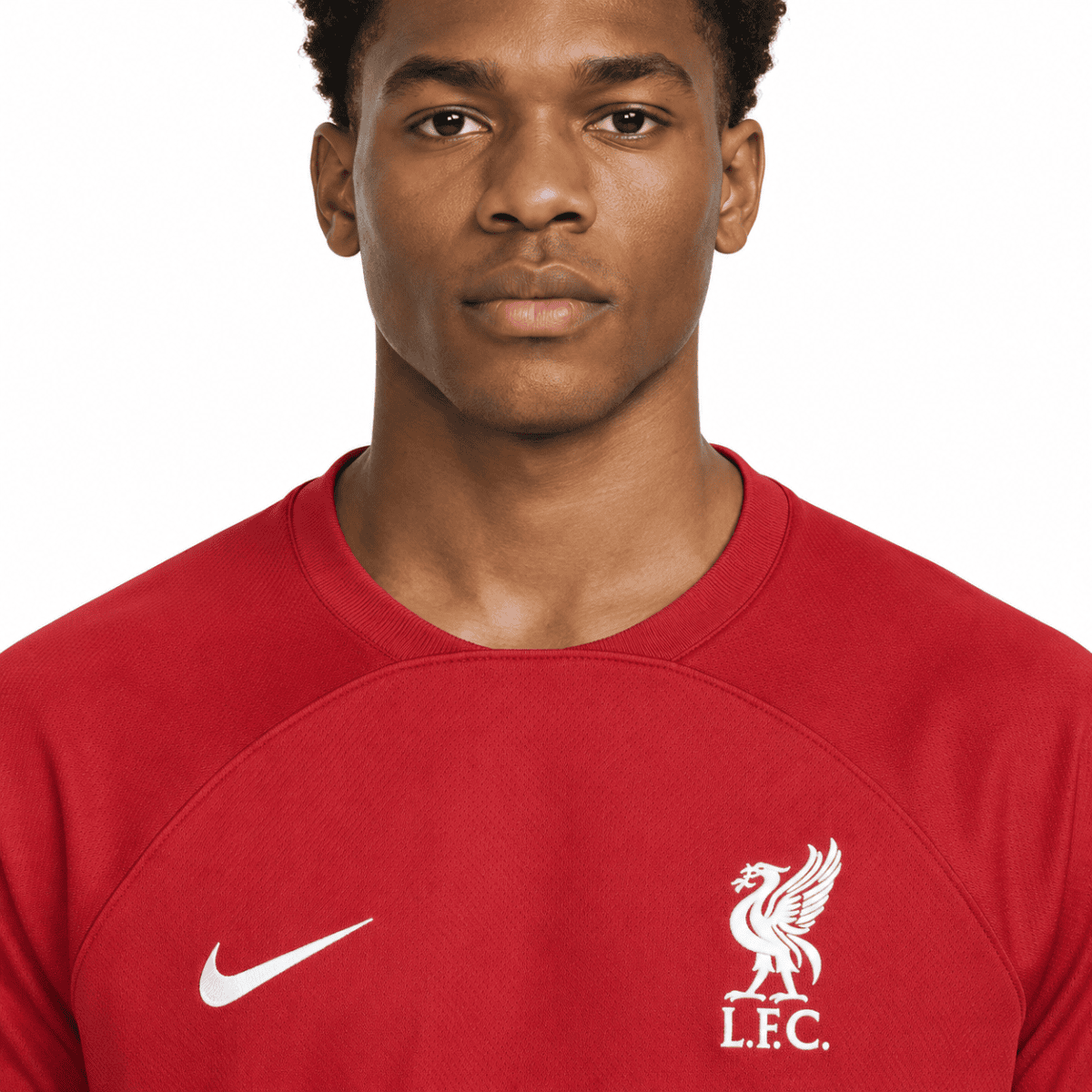 Liverpool Home Jersey 2022/23 - collar close-up