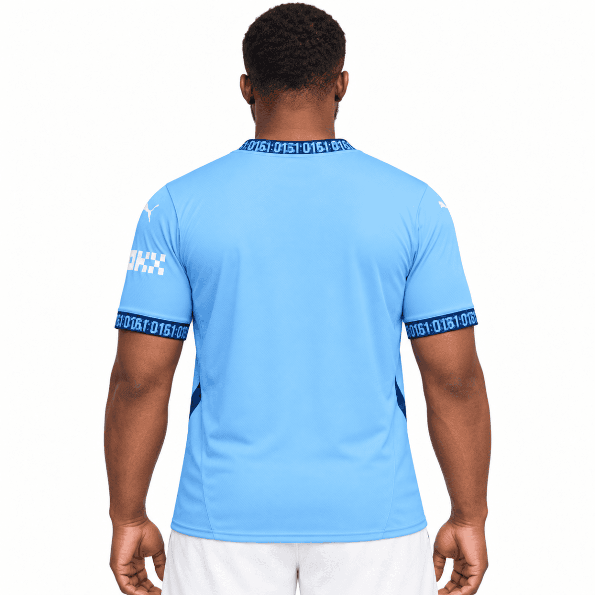 Manchester City Home Jersey 2024/25 - model back